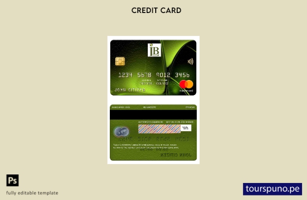 lista para imprimir plantilla de mastercard de Liberia IB International Bank